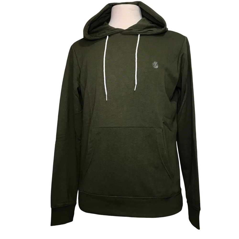 Element Cornell Classic Hoodie Men’s Size M Color Military Green Kangaroo Pocket
